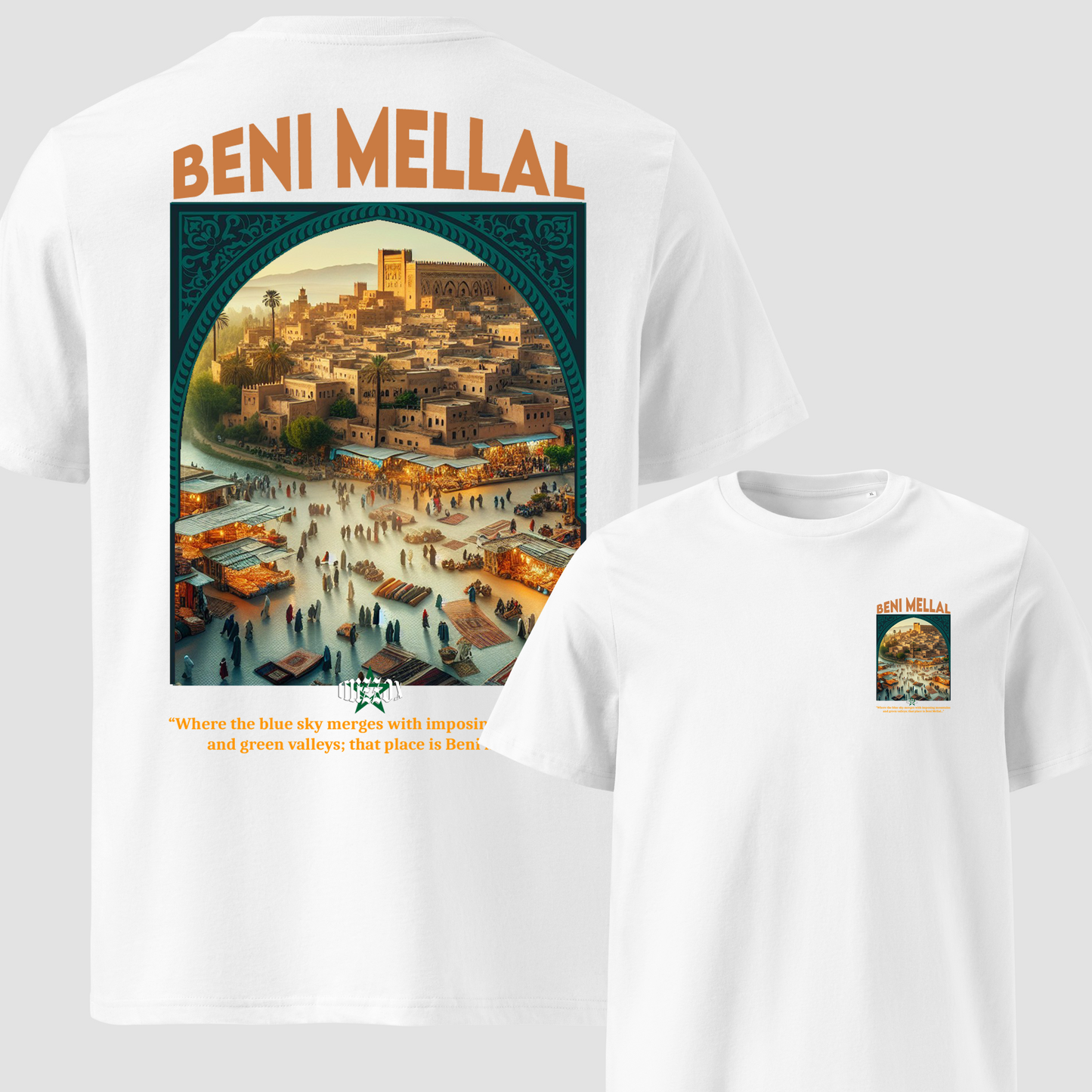 All Moroccan Cities White T-shirt