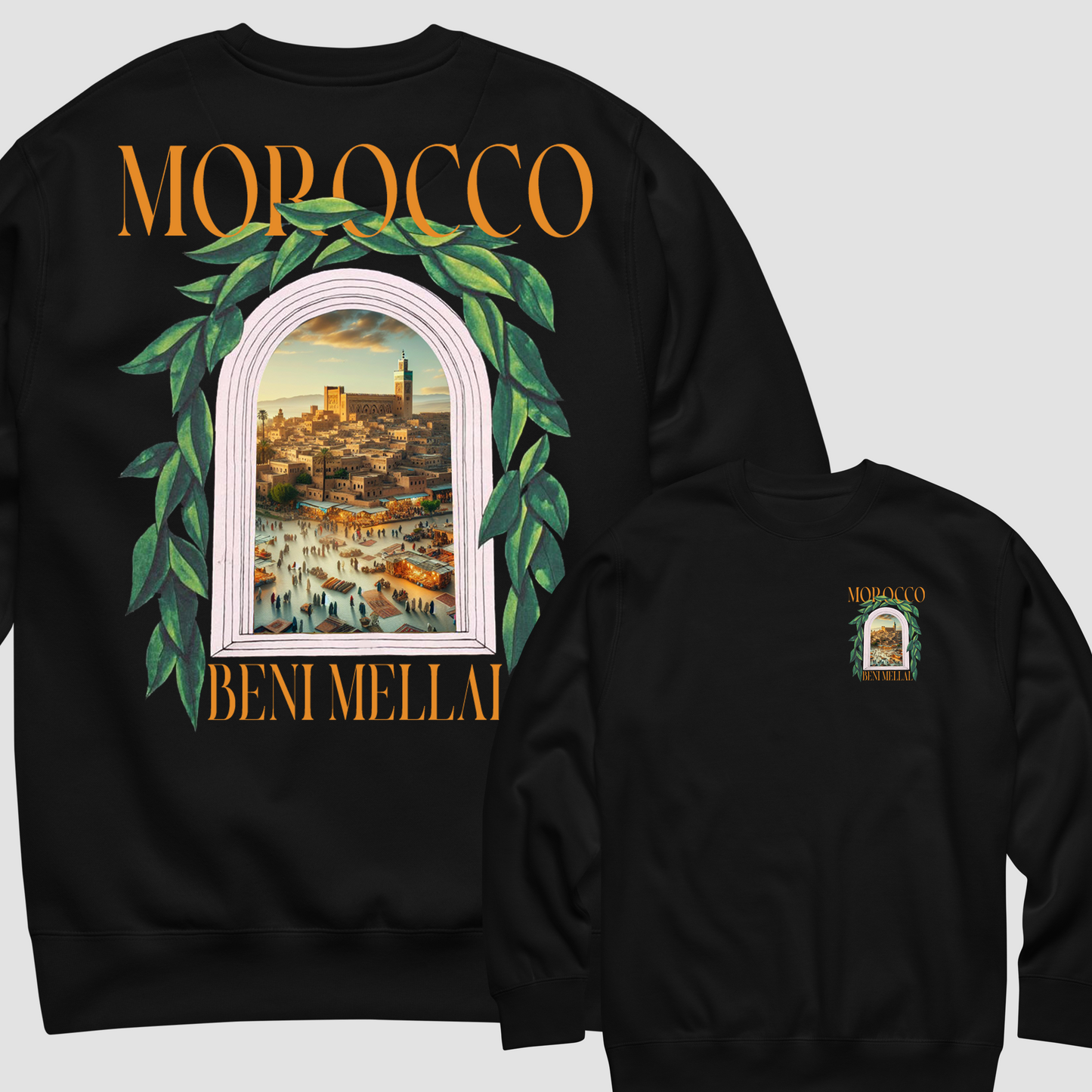 All Moroccan Cities sweatshirt Hoodie