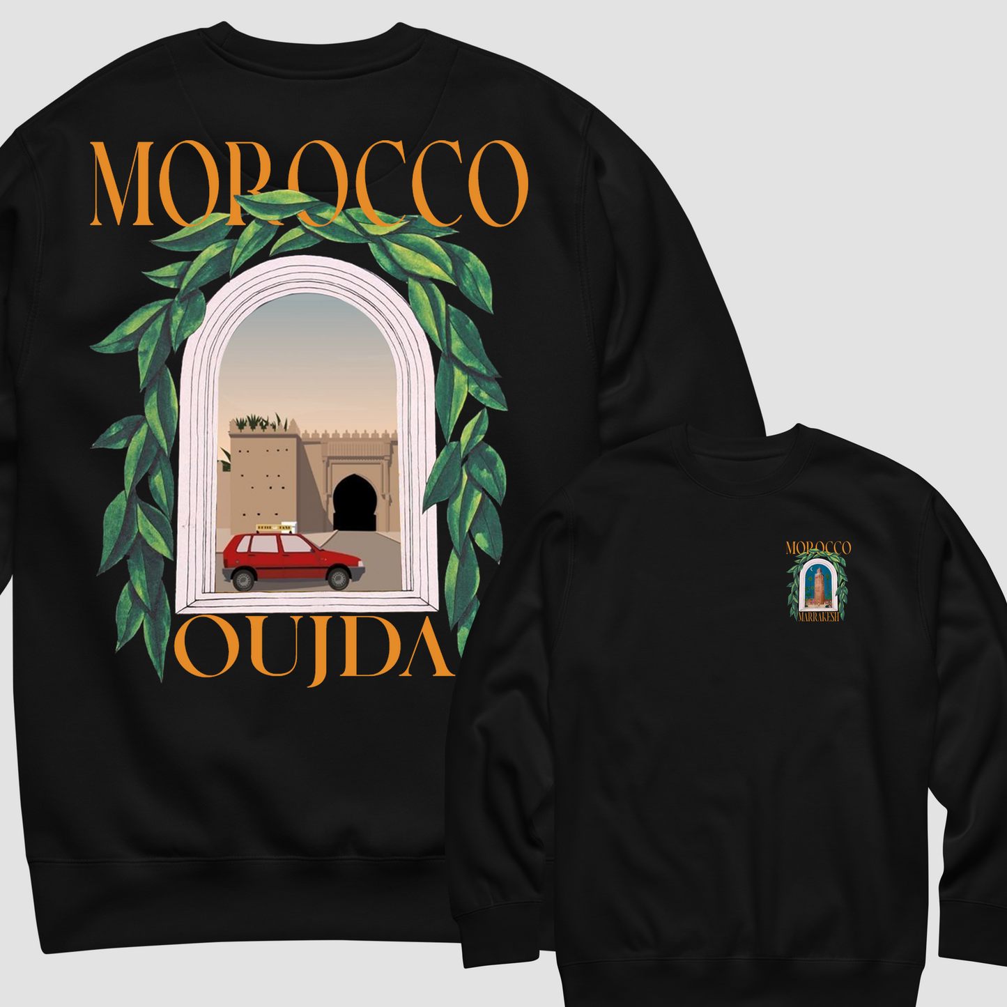 All Moroccan Cities sweatshirt Hoodie