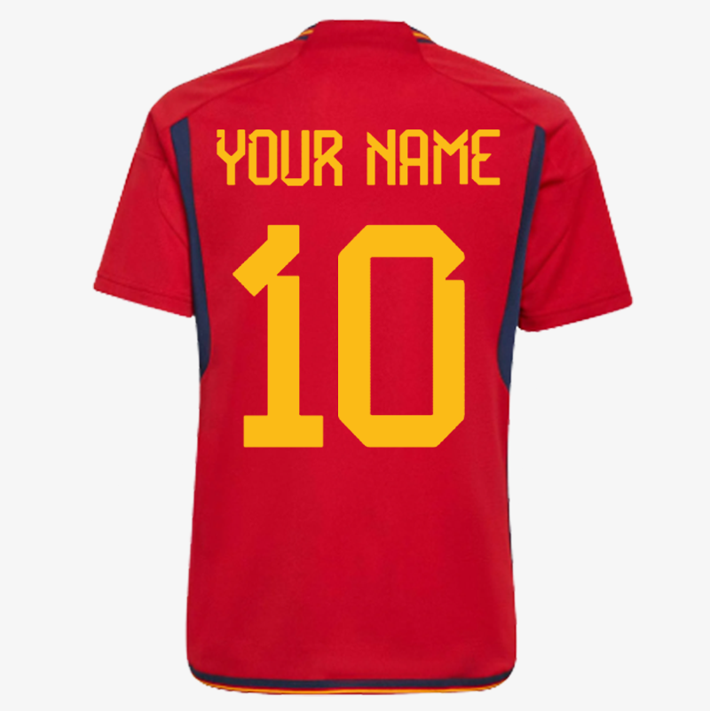 España 22-23 Fußball-T-Shirt {für Männer und Frauen} WEISS
