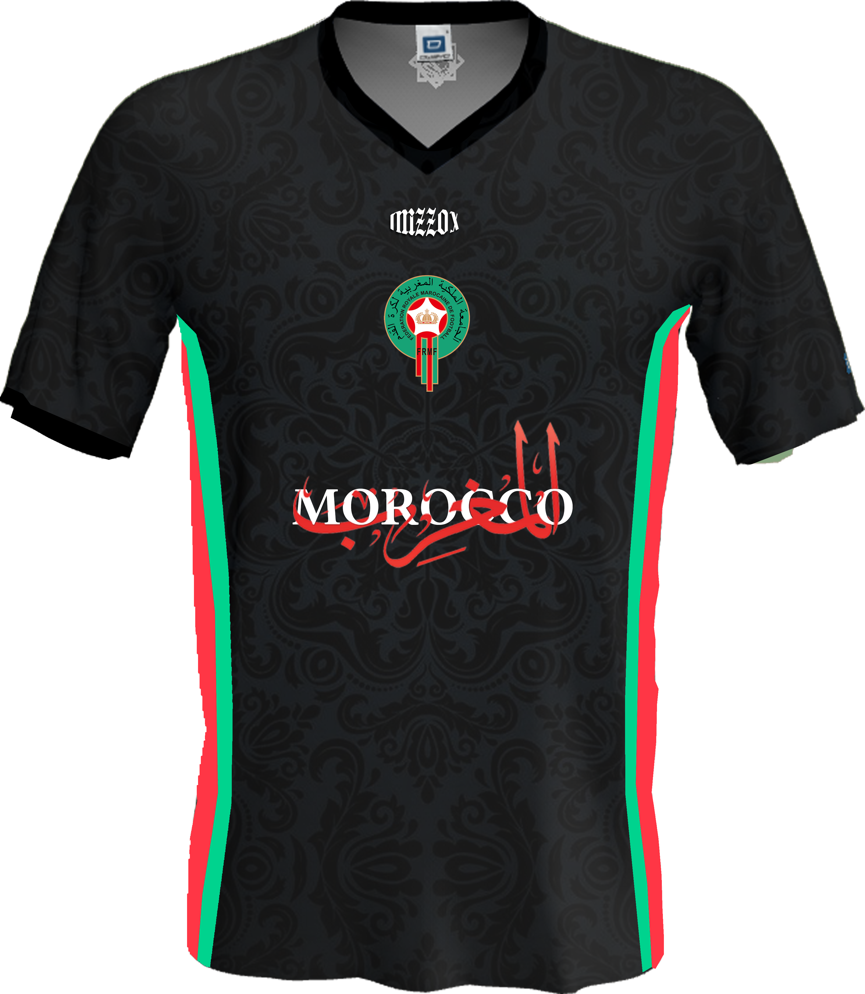 Moroccan football T-shirt 2024  { Luxury Style } COLLECTION 001 v2
