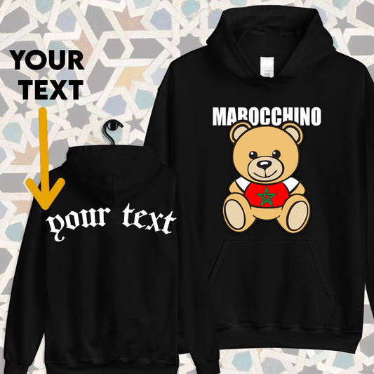 Marocchino bear Hoodie | { for men & women }