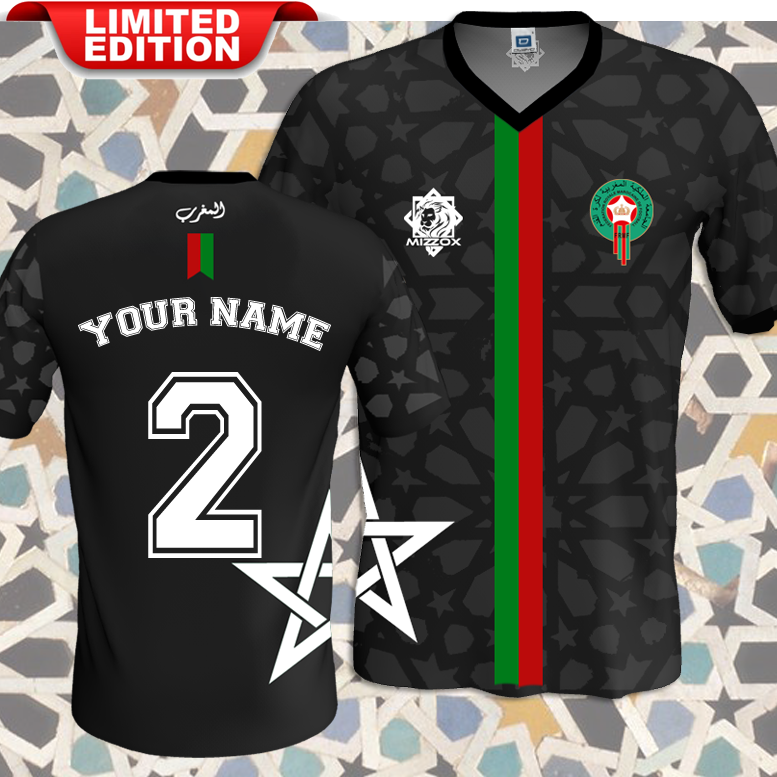 Moroccan football T-shirt  { for men & women } COLLECTION 001