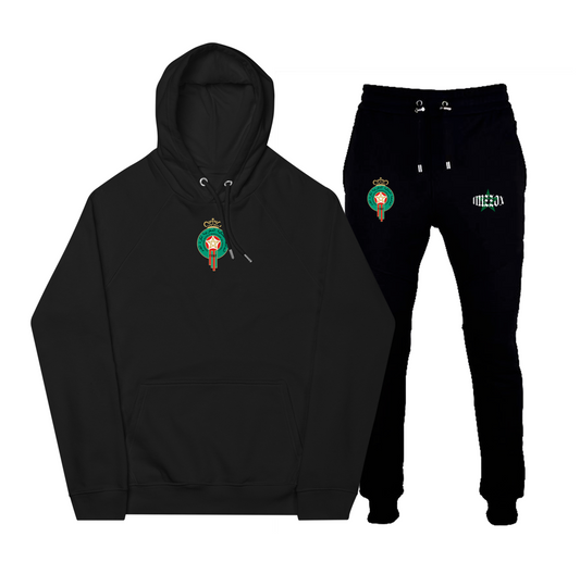 Moroccan Tracksuit { for men & women } BLACK