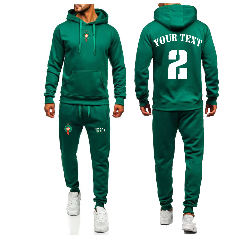 Moroccan Tracksuit { for men & women } GREEN