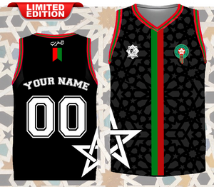 Moroccan Basketball T-shirt  { for men & women } COLLECTION 005