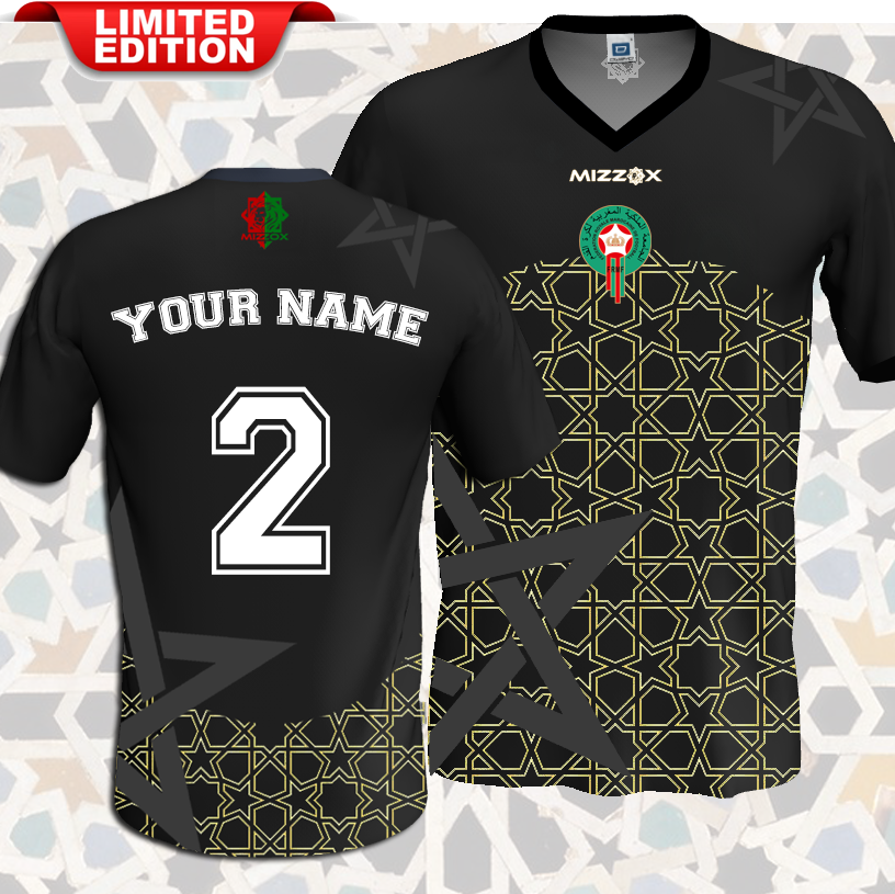 Moroccan football T-shirt  { for men & women } COLLECTION 006