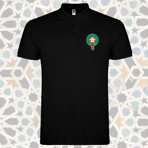 Polo avec logo football marocain | pour hommes &amp; femmes