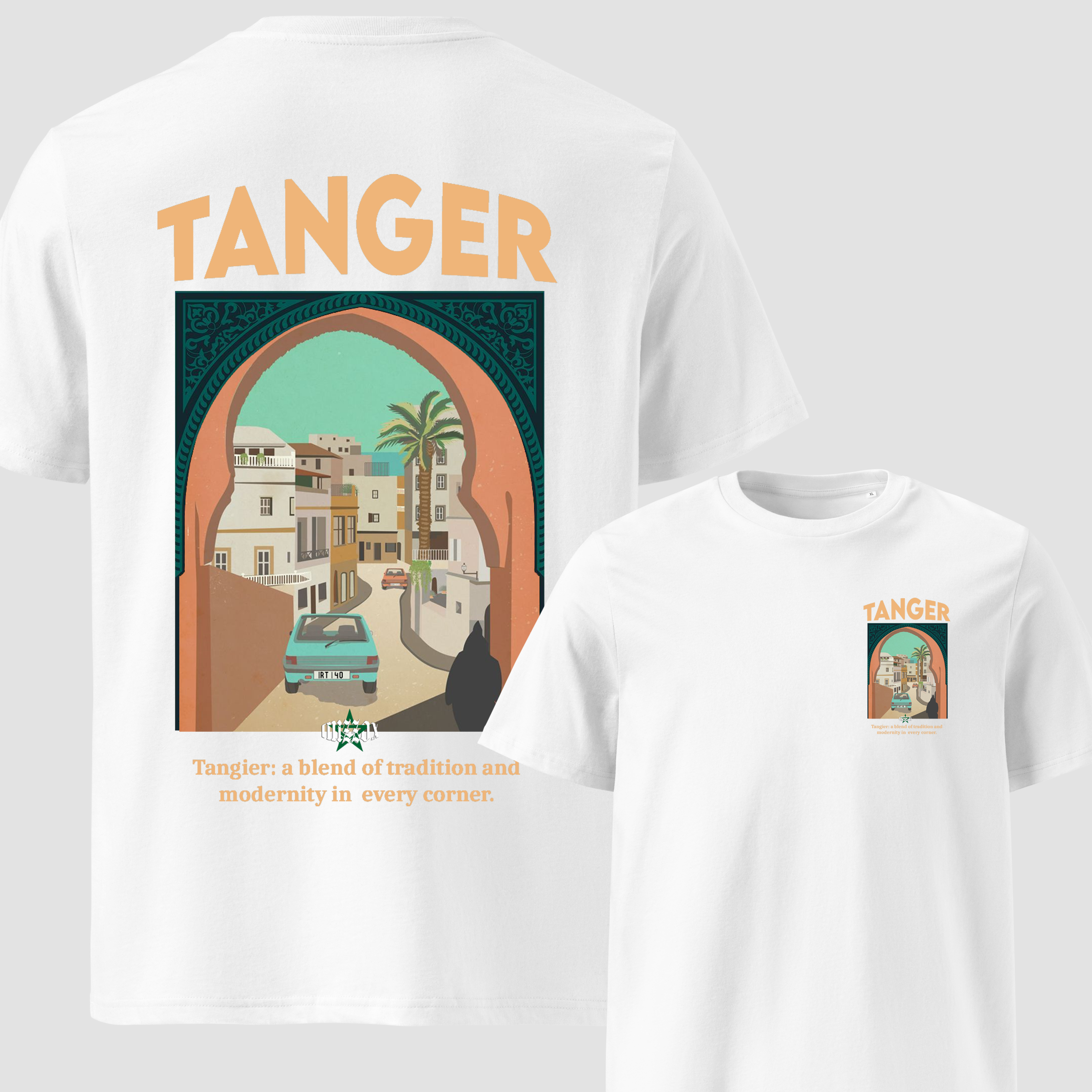 All Moroccan Cities White T-shirt