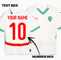 Moroccan new football t-shirt 2025 { for men & women } White