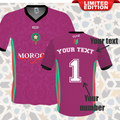 Moroccan football T-shirt 2024  { Luxury Style } Pink 003