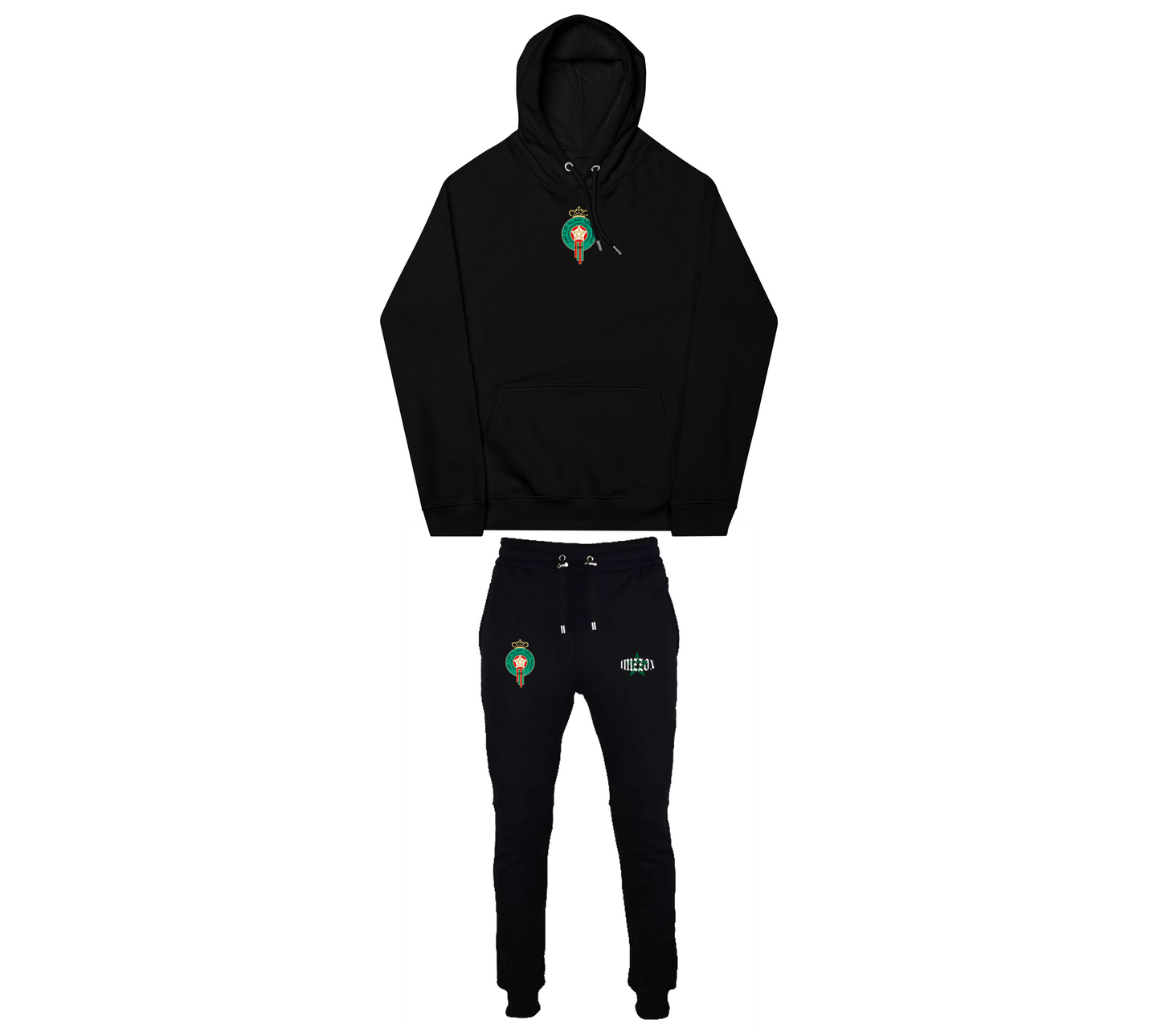 Moroccan Tracksuit { for men & women } BLACK