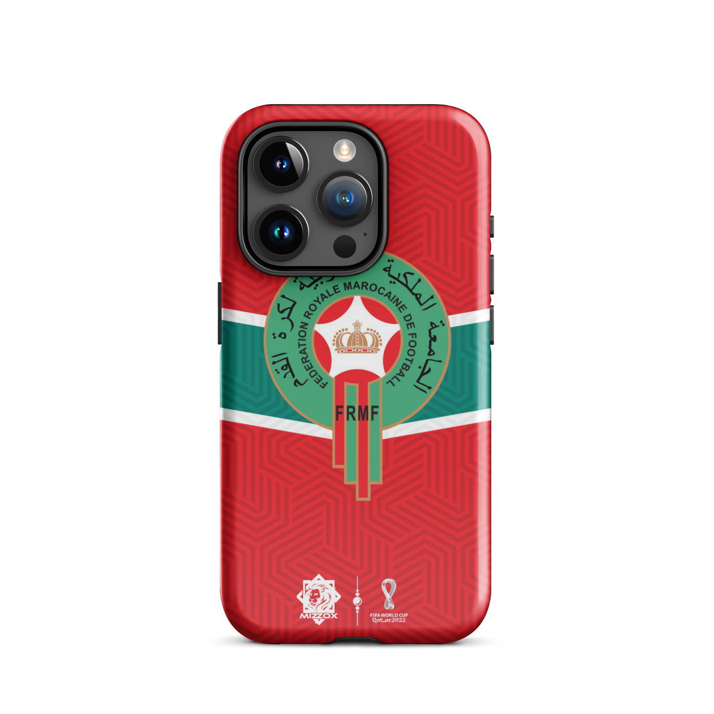 Moroccan football iPhone Case | BLACK