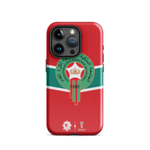 Load image into Gallery viewer, Moroccan football iPhone Case | BLACK
