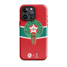 Load image into Gallery viewer, Moroccan football iPhone Case | BLACK
