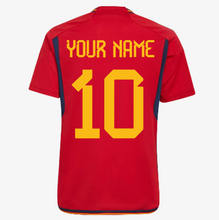 Lade das Bild in den Galerie-Viewer, España 22-23 Fußball-T-Shirt {für Männer und Frauen} WEISS
