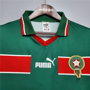 KLASSISCH | Marokkanisches Fußball-T-Shirt 1998 ~ rot