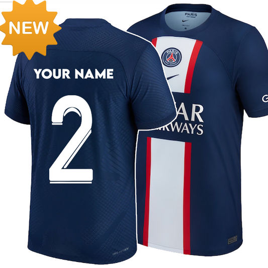 T-shirt de football PSG 22-23 { pour hommes et femmes }