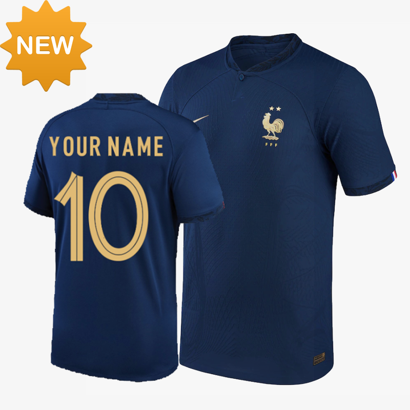 T-shirt de football France 22-23 { pour hommes et femmes }