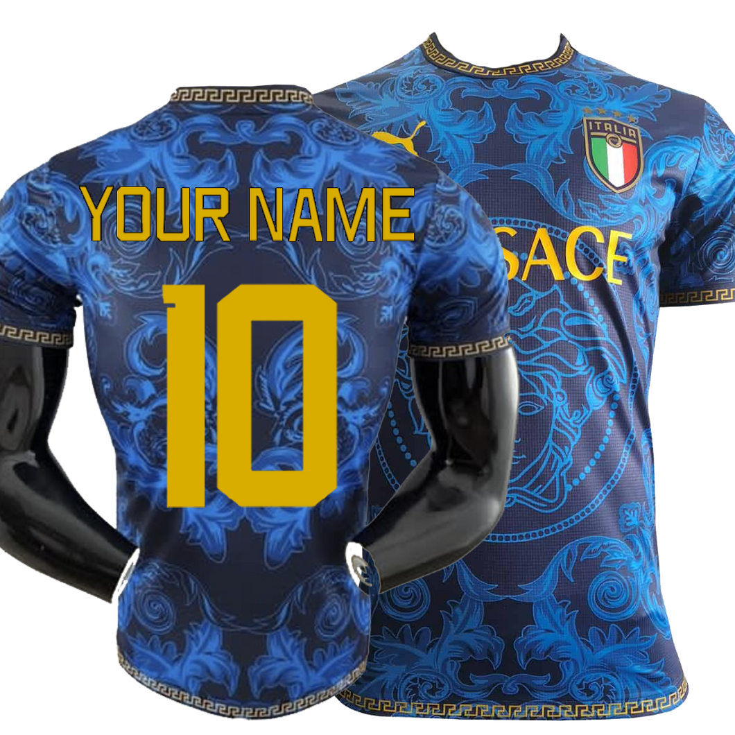 Italien-Fußball-T-Shirt {für Männer und Frauen}