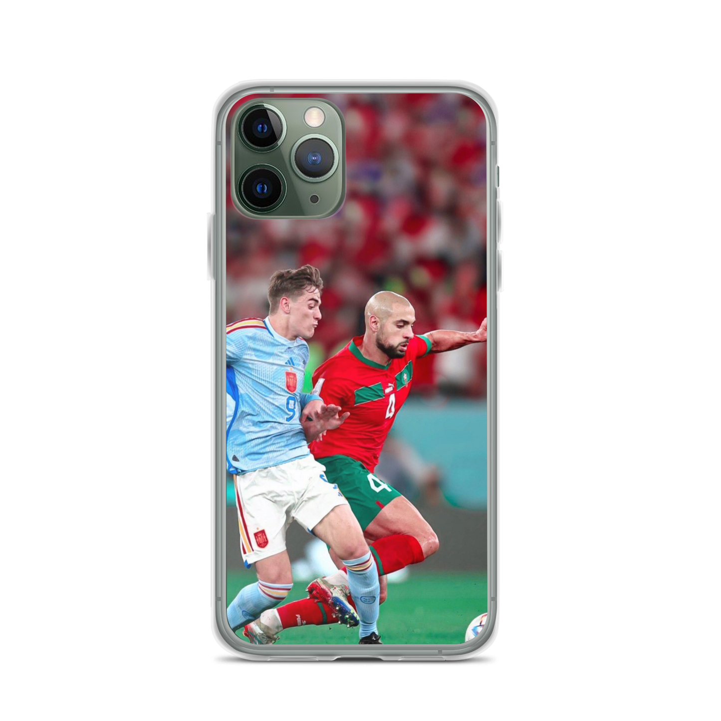 Amrabat gegen Gavi | iPhone Hülle 