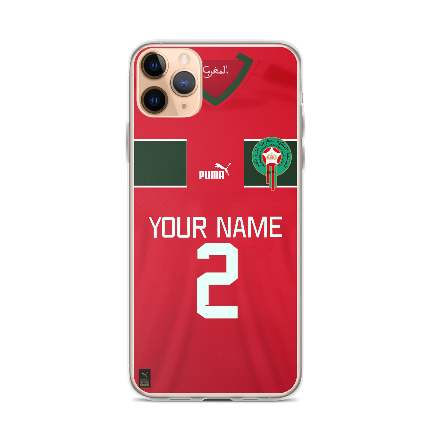 NEW Moroccan Football iPhone case