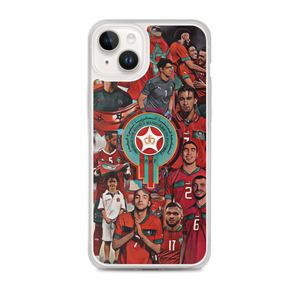Marokkanischer Fußball / iPhone-Hülle 