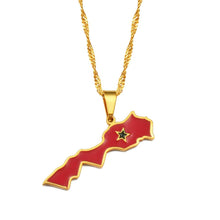 Load image into Gallery viewer, Moroccan Map - Necklace
