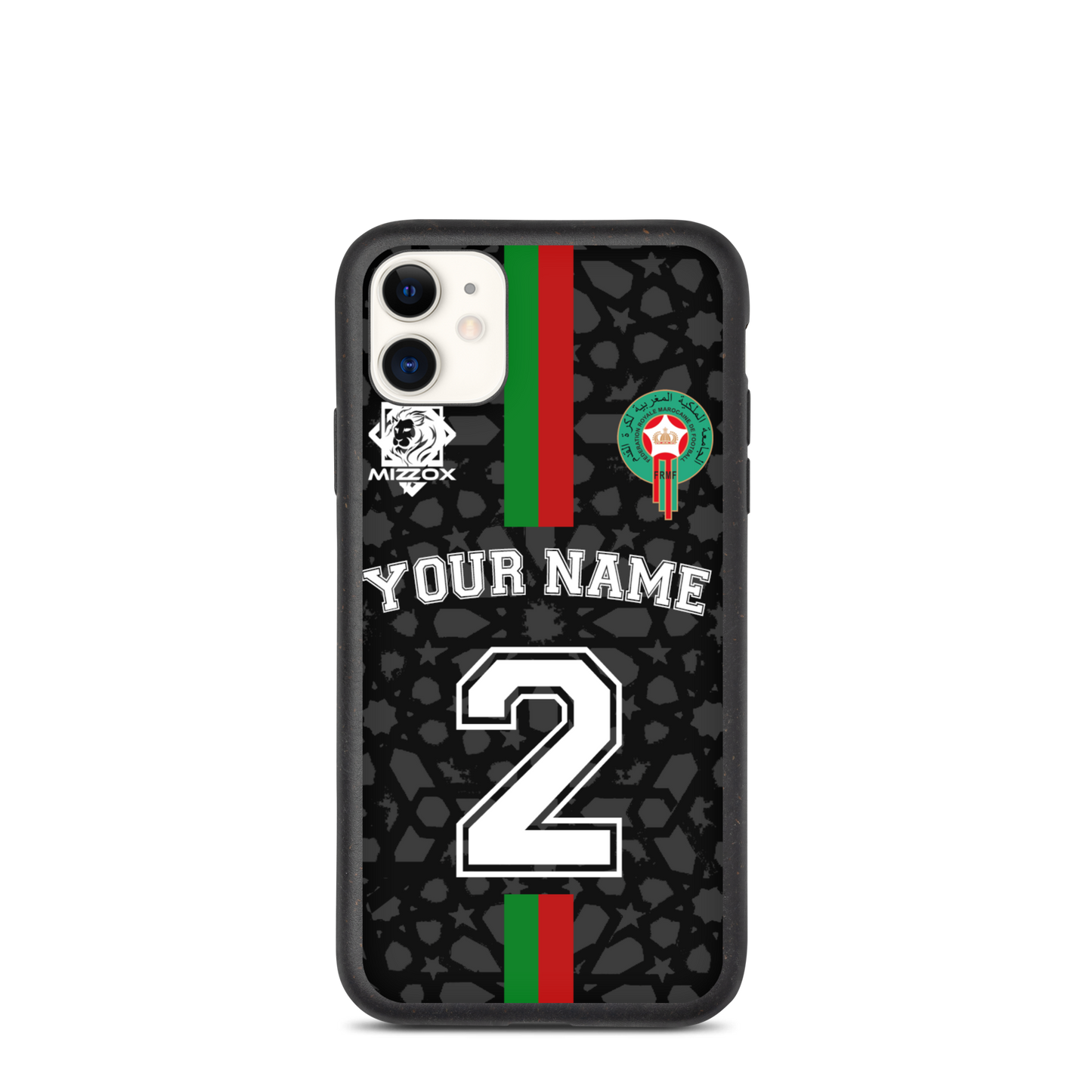 NEW Moroccan Football 001 | iPhone case Black