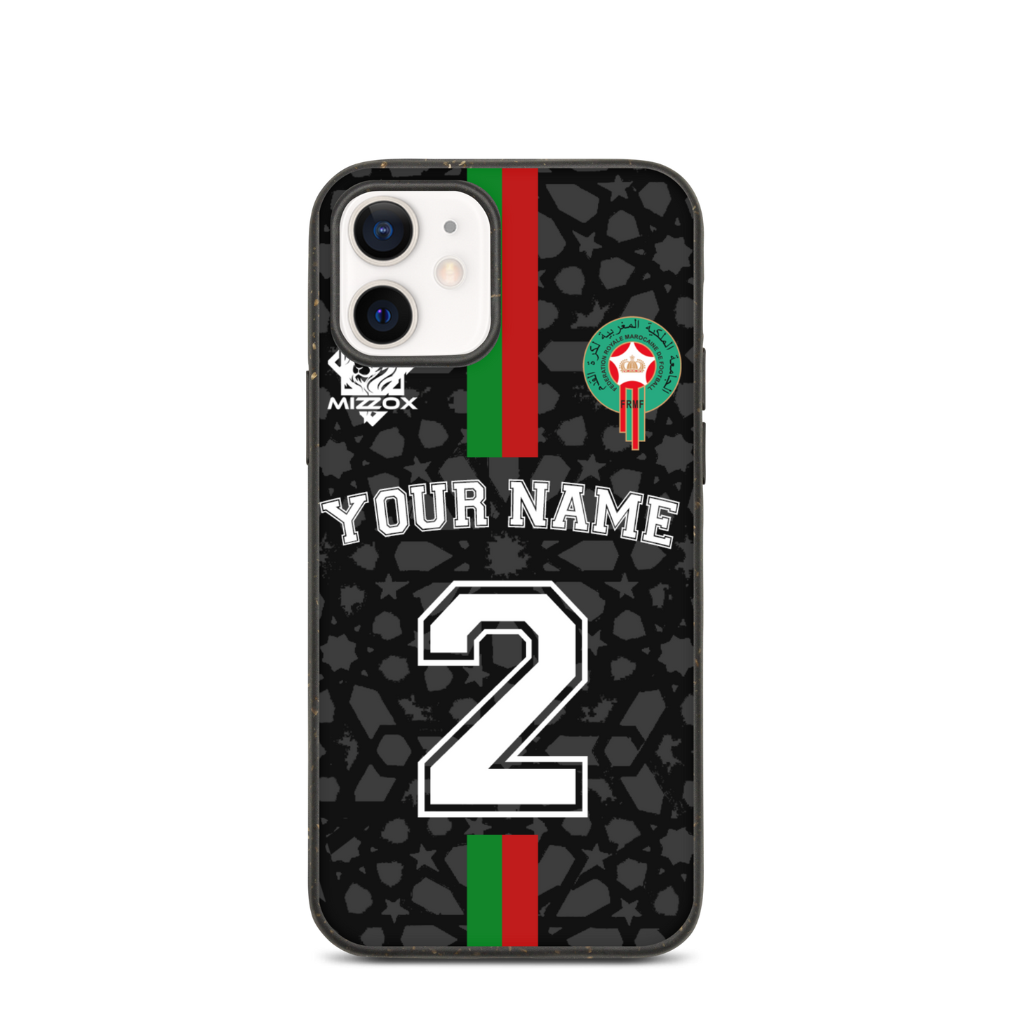 NEW Moroccan Football 001 | iPhone case Black