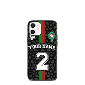 NEUER marokkanischer Fußball 001 | iPhone-Hülle Schwarz 