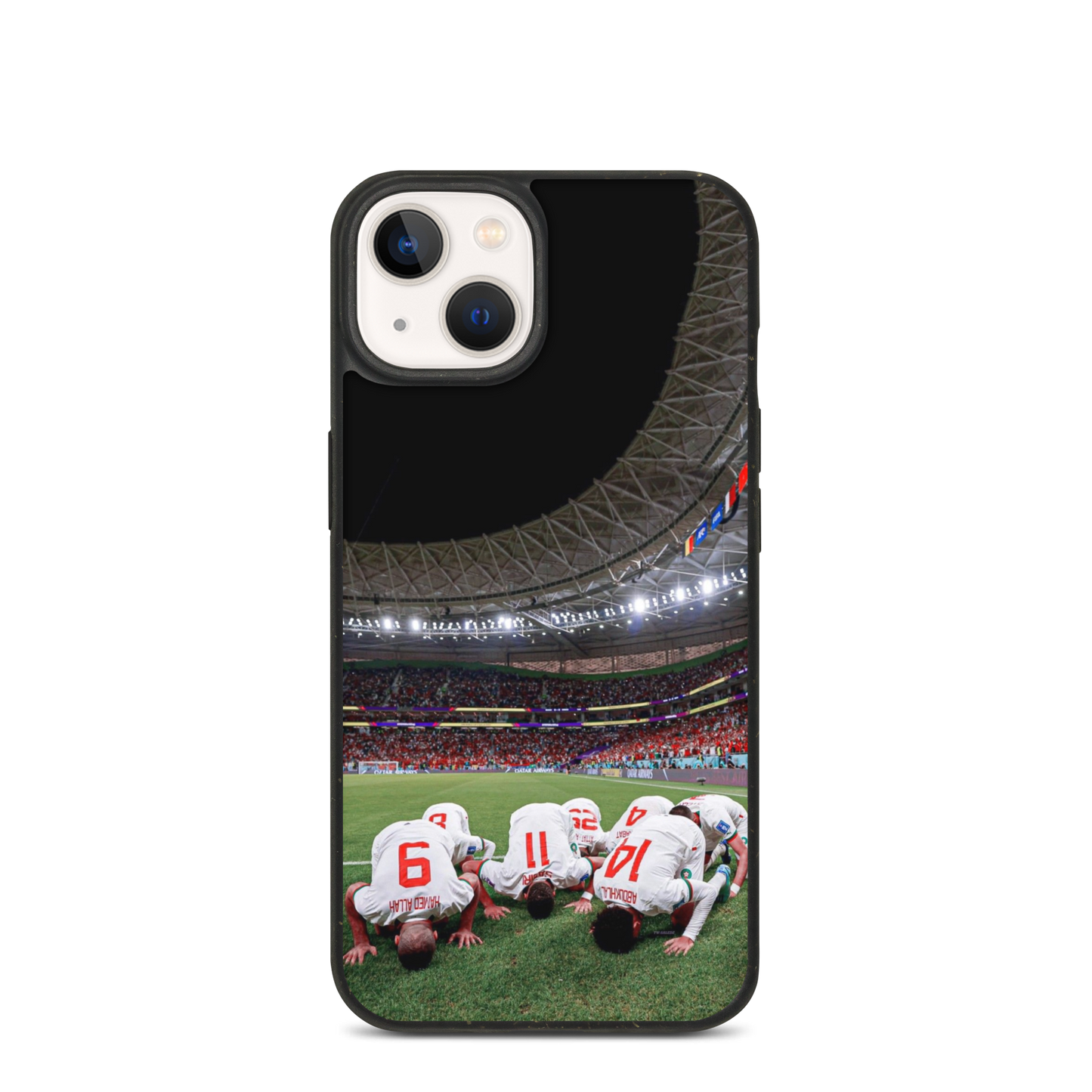 Moroccan football team in Qatar Worldcup | iPhone case