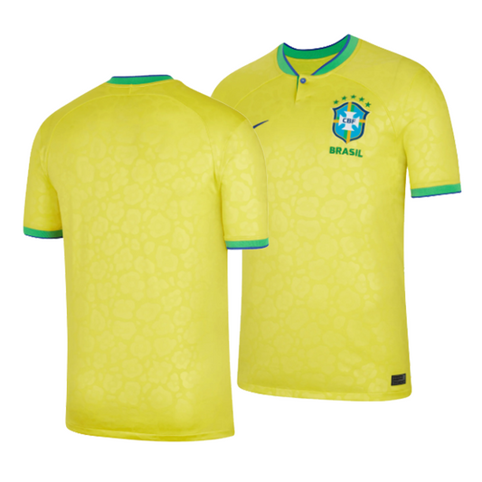 T-shirt de football Brésil 22-23 {pour hommes et femmes} rouge